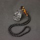 Black Obsidian Tiger Eye Dragon Phoenix Necklace Black Obsidian Tiger Eye Dragon Phoenix Necklace