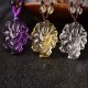 Amethyst Citrine Nine-Tailed Fox Luck Necklace Pendant Amethyst Citrine Nine-Tailed Fox Luck Necklace Pendant