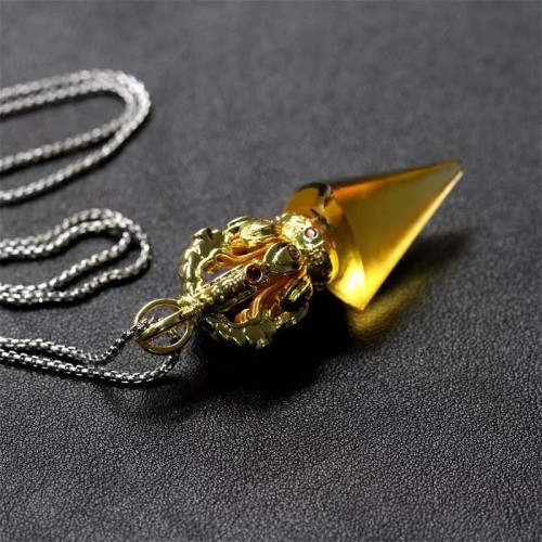 Tibetan Dorje Vajra Lotus Liuli Strength Necklace Pendant Tibetan Dorje Vajra Lotus Liuli Strength Necklace Pendant