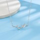 Bamboo Leaf Copper Zircon Wealth Necklace Pendant Bamboo Leaf Copper Zircon Wealth Necklace Pendant