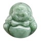 Green Jade Laughing Buddha Luck Necklace Pendant Green Jade Laughing Buddha Luck Necklace Pendant