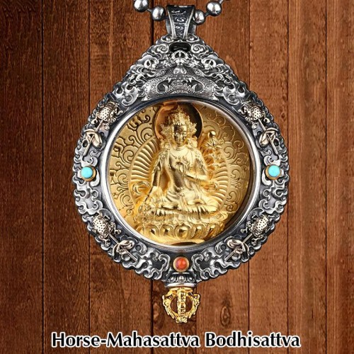 Zodiac Buddha Thangka Wealth Necklace Zodiac Buddha Thangka Wealth Necklace
