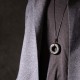 Zen Circle Ebony Wood Calm Necklace Pendant Zen Circle Ebony Wood Calm Necklace Pendant
