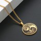Tree of Life Titanium Steel Necklace Pendant