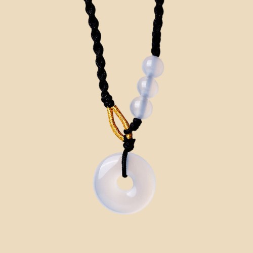 Strawberry Quartz Chalcedony Healing Necklace Pendant Strawberry Quartz Chalcedony Healing Necklace Pendant