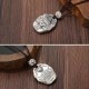 Chinese Zodiac Buddha Om Mani Padme Hum Lotus Necklace Chinese Zodiac Buddha Om Mani Padme Hum Lotus Necklace