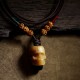 Tibetan Camel Bone Skull Protection Necklace