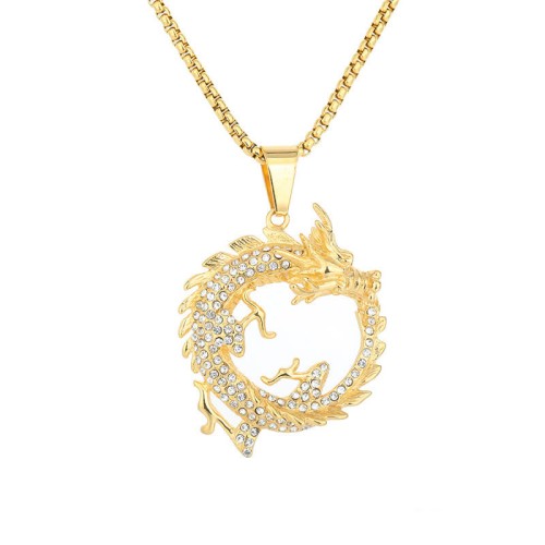 Chinese Zodiac Dragon Success Necklace Pendant Chinese Zodiac Dragon Success Necklace Pendant