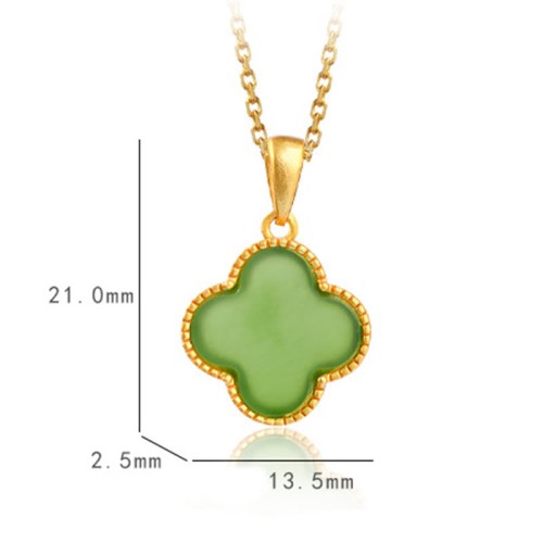 Hetian Jade Four Leaf Clover Luck Pendant Hetian Jade Four Leaf Clover Luck Pendant