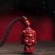 Chinese Zodiac Cinnabar Amulet Evil Spirit Protection Necklace Pendant Chinese Zodiac Cinnabar Amulet Evil Spirit Protection Necklace Pendant