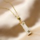 White Jade Bamboo Luck Necklace Pendant White Jade Bamboo Luck Necklace Pendant