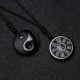 Black Obsidian Taoism Yin Yang Carved Necklace Black Obsidian Taoism Yin Yang Carved Necklace