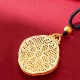 Love Heart Copper Wealth Necklace Pendant