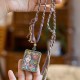 Tibetan Zakiram Goddess Wealth Prayer Box Necklace Tibetan Zakiram Goddess Wealth Prayer Box Necklace