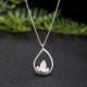Sterling Silver Lotus Flower Enlightenment Necklace Sterling Silver Lotus Flower Enlightenment Necklace