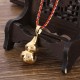 Tibetan Yin Yang Gourd Harmony Titanium Necklace