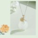 925 Silver Chalcedony Twelve Months Flower Harmony Pendant 925 Silver Chalcedony Twelve Months Flower Harmony Pendant
