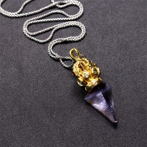Tibetan Dorje Vajra Lotus Liuli Strength Necklace Pendant Tibetan Dorje Vajra Lotus Liuli Strength Necklace Pendant