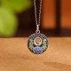 Koi Fish Lotus Peace Buckle Wealth Necklace Pendant Koi Fish Lotus Peace Buckle Wealth Necklace Pendant