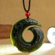 Hetian Cyan Jade Success Necklace Pendant