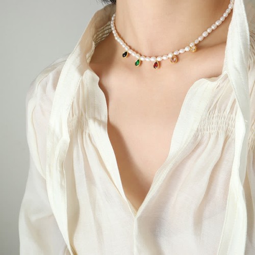 Pearl Crystal Purity Necklace Pendant Pearl Crystal Purity Necklace Pendant