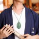 Natural Jade Avalokitesvara Wealth Necklace