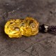 FengShui Citrine PiXiu Wealth Necklace