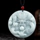 Flash Sale - Chinese Zodiac Dragon Jade Success Amulet Pendant