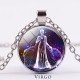 12 Constellations Zodiac Moon Star Protection Necklace 12 Constellations Zodiac Moon Star Protection Necklace
