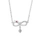 999 Silver Dragon Endless Knot Protection Pendant