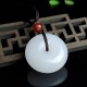 Round Hetian White Jade Peace Blessing Necklace