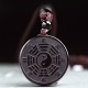 Black Obsidian Bagua Yin Yang Strength Necklace Black Obsidian Bagua Yin Yang Strength Necklace