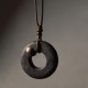 Zen Circle Ebony Wood Calm Necklace Pendant Zen Circle Ebony Wood Calm Necklace Pendant