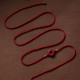 Natural Cinnabar Peace Buckle Blessing Belly Chain Natural Cinnabar Peace Buckle Blessing Belly Chain
