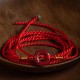 Natural Cinnabar Peace Buckle Blessing Belly Chain Natural Cinnabar Peace Buckle Blessing Belly Chain