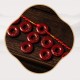 Natural Cinnabar Peace Buckle Blessing Belly Chain Natural Cinnabar Peace Buckle Blessing Belly Chain