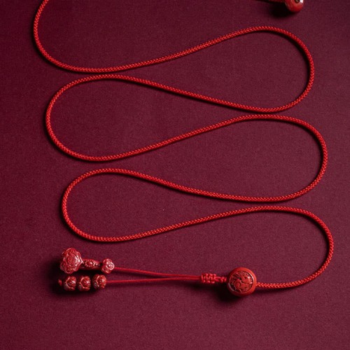 Cinnabar Zodiac Ruyi Fu Lotus Blessing Belly Chain Cinnabar Zodiac Ruyi Fu Lotus Blessing Belly Chain