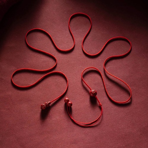 Natural Cinnabar Zodiac Gourd Blessing Belly Chain Natural Cinnabar Zodiac Gourd Blessing Belly Chain