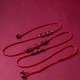 Natural Cinnabar PiXiu Blessing Belly Chain Natural Cinnabar PiXiu Blessing Belly Chain