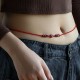Natural Cinnabar PiXiu Blessing Belly Chain Natural Cinnabar PiXiu Blessing Belly Chain