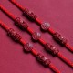 Natural Cinnabar PiXiu Blessing Belly Chain Natural Cinnabar PiXiu Blessing Belly Chain