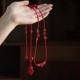 Natural Cinnabar Calm Blessing Belly Chain Natural Cinnabar Calm Blessing Belly Chain