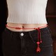 Natural Cinnabar Calm Blessing Belly Chain Natural Cinnabar Calm Blessing Belly Chain