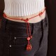 Natural Cinnabar Calm Blessing Belly Chain Natural Cinnabar Calm Blessing Belly Chain