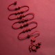 Natural Cinnabar Calm Blessing Belly Chain Natural Cinnabar Calm Blessing Belly Chain