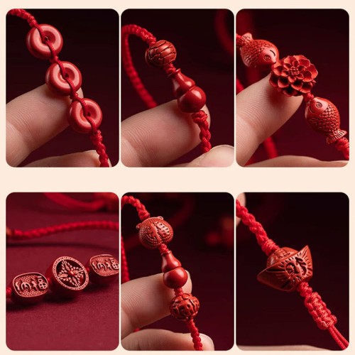 Natural Cinnabar Calm Blessing Belly Chain Natural Cinnabar Calm Blessing Belly Chain