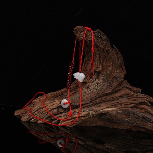 Zodiac Garnet Peace Buckle Blessing Belly Chain Zodiac Garnet Peace Buckle Blessing Belly Chain