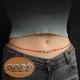 999 Silver Blessing Red String Belly Chain 999 Silver Blessing Red String Belly Chain