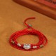 999 Silver Blessing Red String Belly Chain 999 Silver Blessing Red String Belly Chain