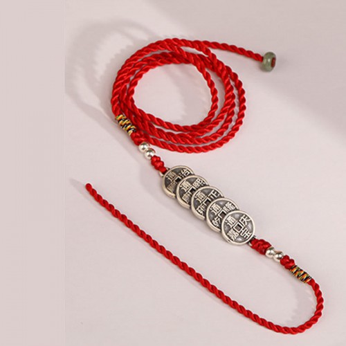 999 Silver Blessing Red String Belly Chain 999 Silver Blessing Red String Belly Chain